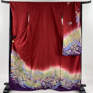 振袖 身丈168.5cm 裄丈69cm 正絹 逸品 【中古】(着物)