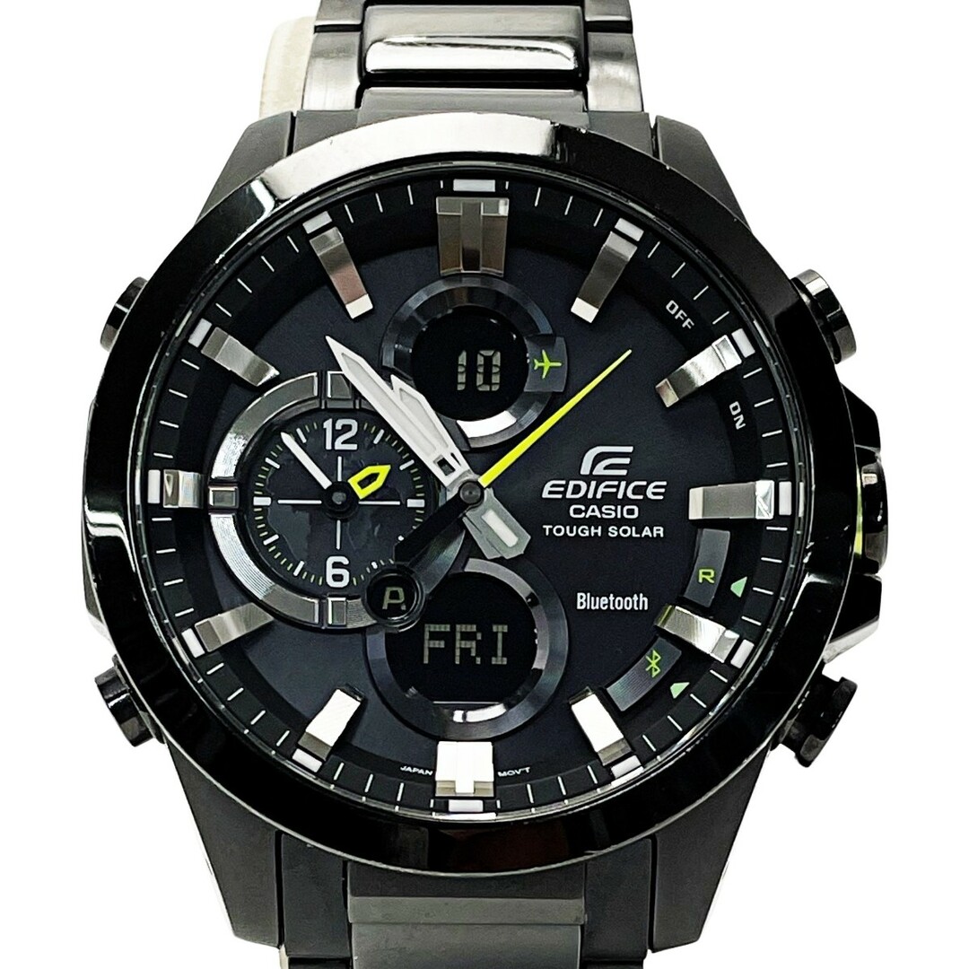 CASIO(カシオ)の☆☆CASIO カシオ EDIFICE ECB-500DC-1AJF ブラック デジアナウォッチ ソーラー充電 ステンレススチール メンズ 腕時計 メンズの時計(その他)の商品写真