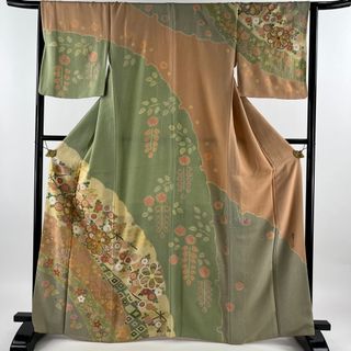 訪問着 身丈164.5cm 裄丈65.5cm 正絹 逸品 【中古】(着物)