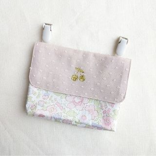 リバティ　ベッツィ　移動ポケット　ハンドメイド(ファッション雑貨)