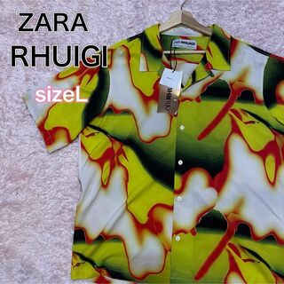 ザラ(ZARA)の【未使用】ZARA RHUIGI コラボ　半袖シャツ　サイズL(シャツ)
