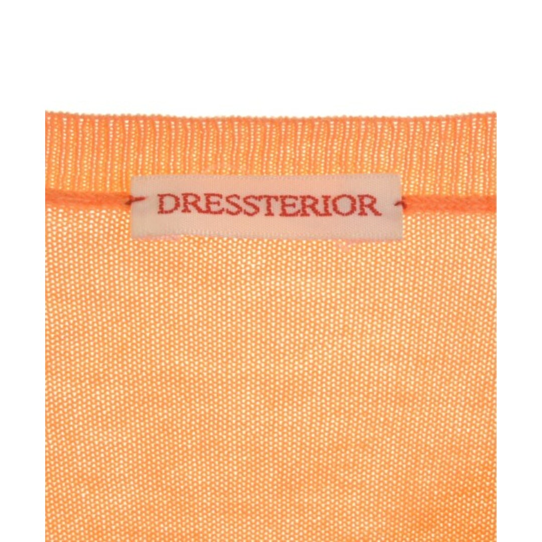 DRESSTERIOR(ドレステリア)のDRESSTERIOR ドレステリア カーディガン -(S位) オレンジ 【古着】【中古】 レディースのトップス(カーディガン)の商品写真