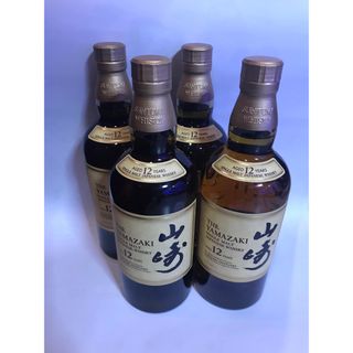 サントリー(サントリー)の新品未開封　山崎12年　4本セットサントリーシングルモルトウイスキー　700ml(ウイスキー)