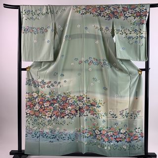 訪問着 身丈159cm 裄丈68cm 正絹 名品 【中古】(着物)