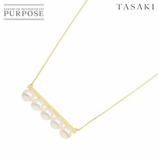 タサキ(TASAKI)のタサキ TASAKI バランス シグネチャー アコヤ真珠 8.6-8.5mm ネックレス 70cm K18 YG 750 パール 田崎真珠【証明書付き】 VLP 90229167(ネックレス)