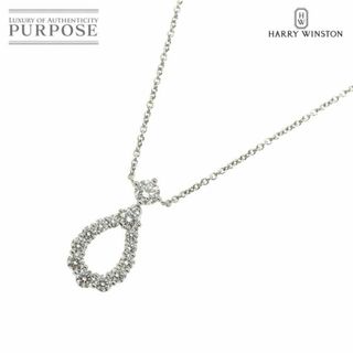 HARRY WINSTON - ハリーウィンストン HARRY WINSTON HW ループ ダイヤ ネックレス 41cm Pt プラチナ ミディアム【証明書付き】 VLP 90229814