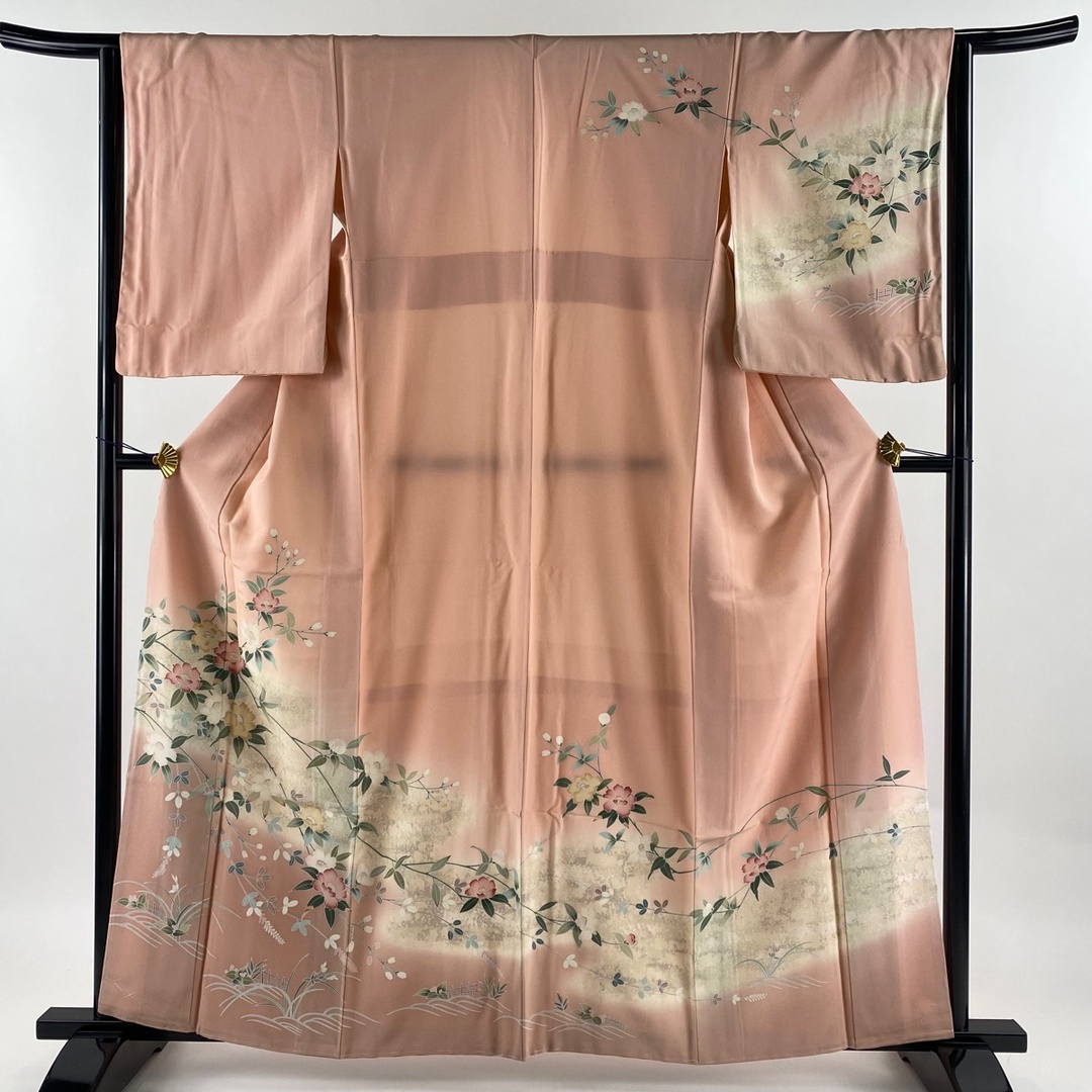 訪問着 身丈161.5cm 裄丈62cm 正絹 美品 秀品 【中古】 レディースの水着/浴衣(着物)の商品写真