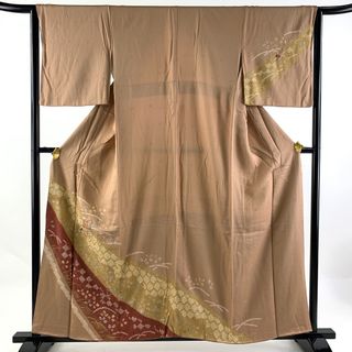 訪問着 身丈155cm 裄丈64cm 正絹 秀品 【中古】(着物)