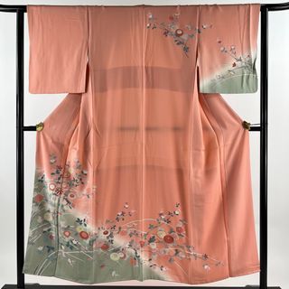 訪問着 身丈152cm 裄丈62cm 正絹 秀品 【中古】(着物)