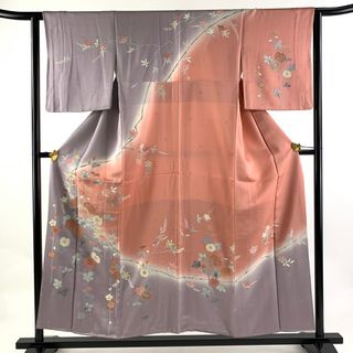 訪問着 身丈154cm 裄丈62cm 正絹 秀品 【中古】(着物)