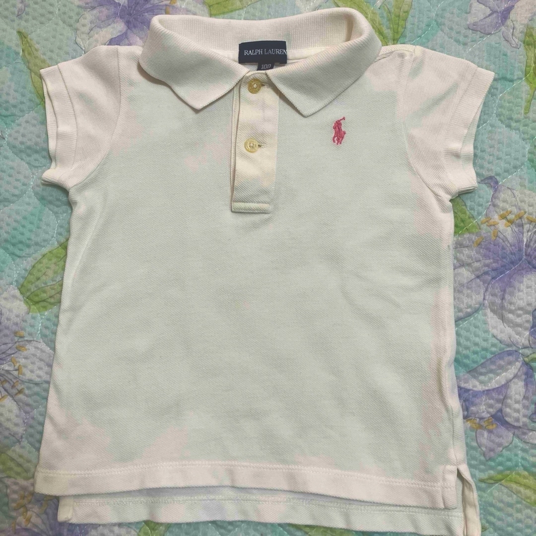 POLO RALPH LAUREN(ポロラルフローレン)のラルフローレン　ポロシャツ　100 キッズ/ベビー/マタニティのキッズ服女の子用(90cm~)(Tシャツ/カットソー)の商品写真