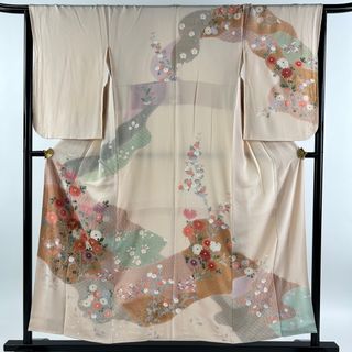 訪問着 身丈153.5cm 裄丈67cm 正絹 名品 【中古】(着物)