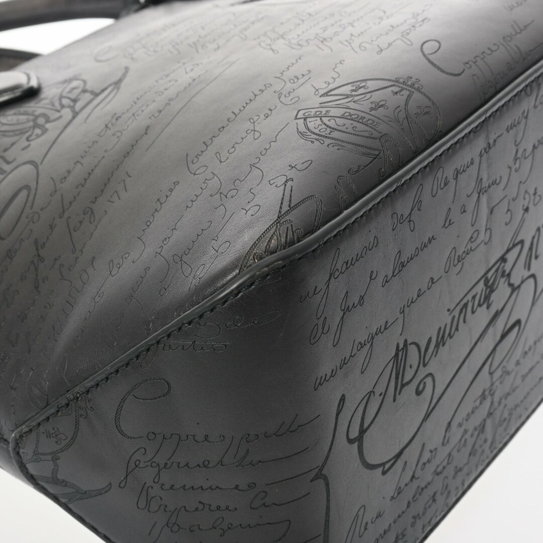 Berluti(ベルルッティ)の中古 ベルルッティ Berluti G0233P メンズ トートバッグ カリグラフィ ブラック スクリットレザー メンズのバッグ(トートバッグ)の商品写真
