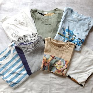 グローバルワーク(GLOBAL WORK)の【最終値下げ】キッズ 半袖 Tシャツ 7点セット 120 130 140 150(Tシャツ/カットソー)