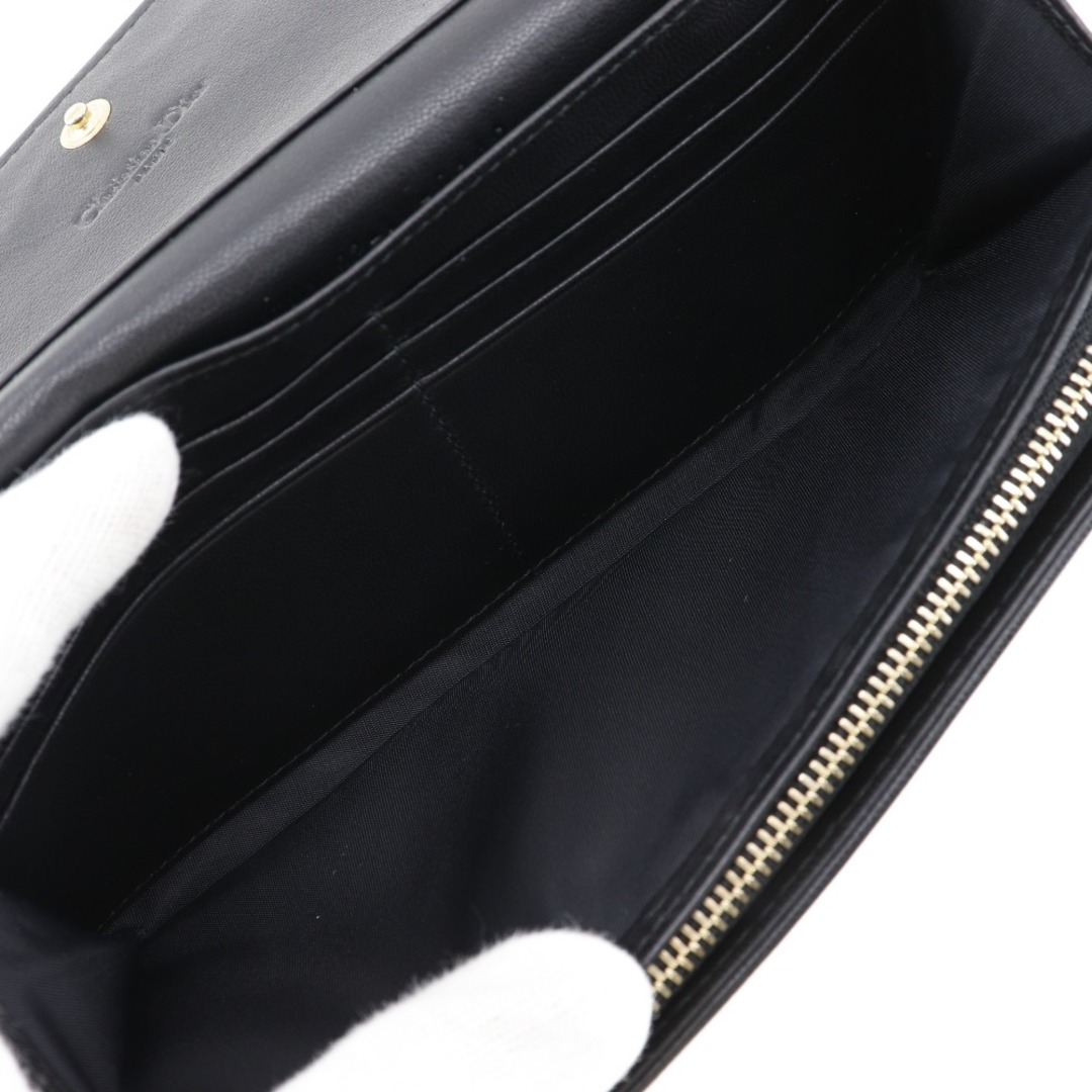 Dior(ディオール)の【Dior】クリスチャンディオール チェーンウォレット 02-LU カーフ レディース 長財布 レディースのファッション小物(財布)の商品写真