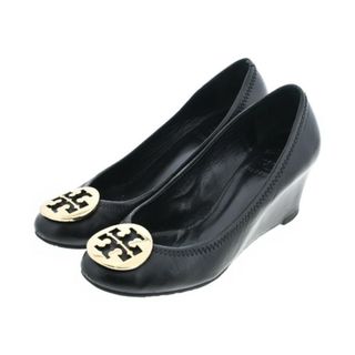 トリーバーチ(Tory Burch)のTORY BURCH トリーバーチ パンプス -(23cm位) 黒 【古着】【中古】(ハイヒール/パンプス)