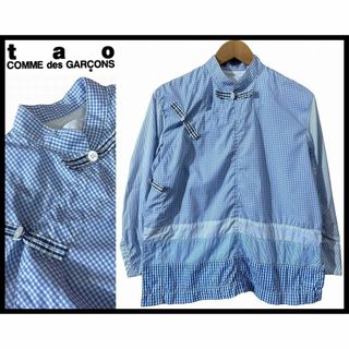 COMME des GARCONS - タオ コムデギャルソン 22ss ギンガムチェック ストライプ チャイナ シャツ