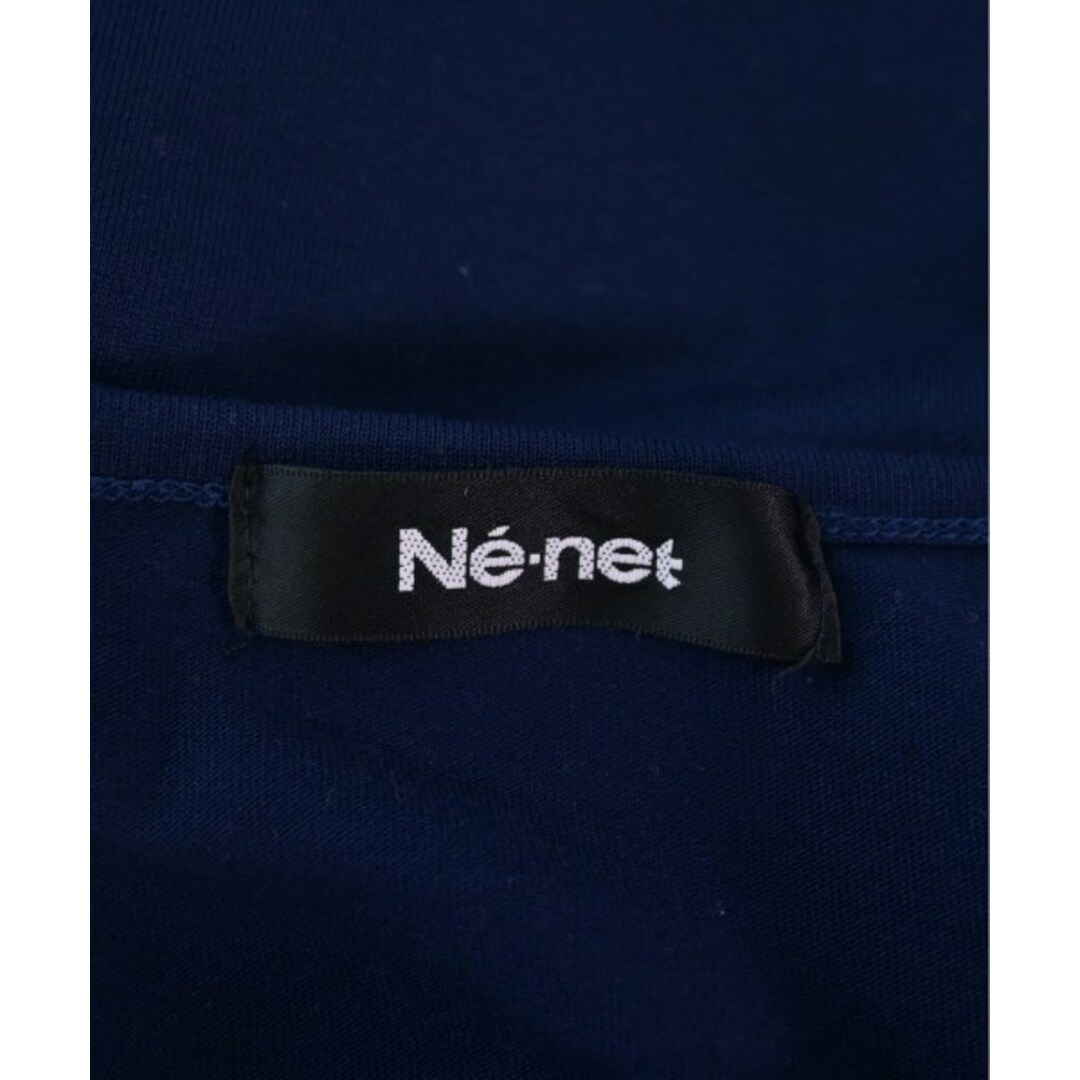 Ne-net(ネネット)のNe-net ネネット Tシャツ・カットソー 2(M位) 紺 【古着】【中古】 レディースのトップス(カットソー(半袖/袖なし))の商品写真