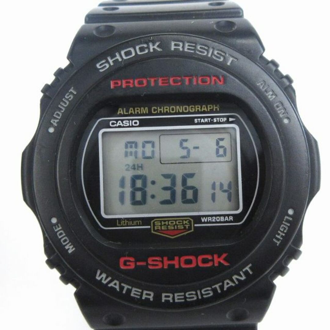 G-SHOCK(ジーショック)のカシオジーショック 腕時計 デジタル クオーツ DW-5750E-1JF 黒 メンズの時計(腕時計(デジタル))の商品写真