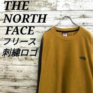 ザノースフェイス(THE NORTH FACE)の【k6665】USA規格ノースフェイス刺繍ロゴフリースプルオーバークルーネック(その他)