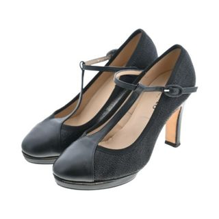 レペット(repetto)のrepetto レペット パンプス EU38(24.5cm位) 黒 【古着】【中古】(ハイヒール/パンプス)