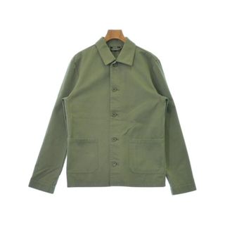 A.P.C. アーペーセー カバーオール M カーキ 【古着】【中古】(カバーオール)