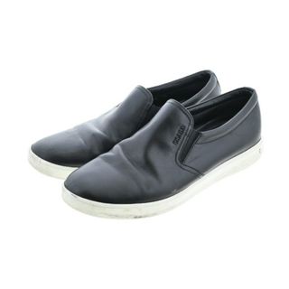 PRADA SPORT スニーカー UK7 1/2(26cm位) 黒 【古着】【中古】(スニーカー)