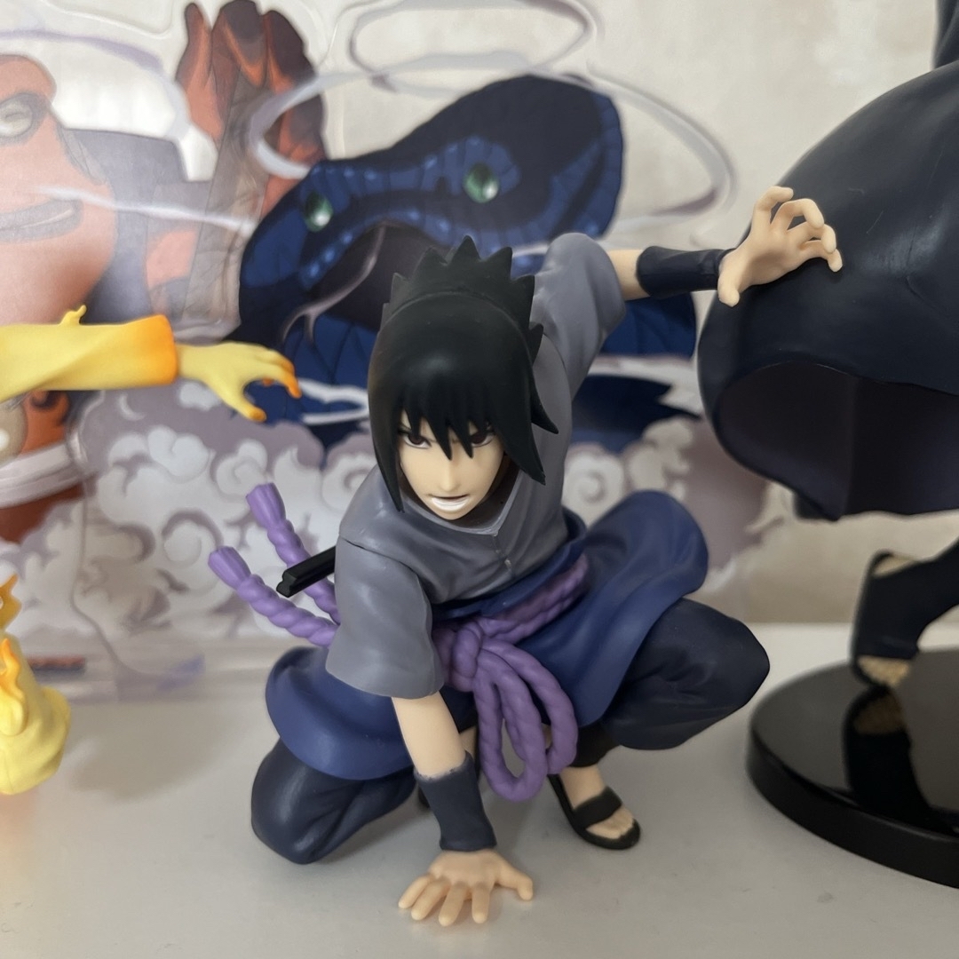 NARUTO BORUTO うずまきナルト 春野サクラ うちはサスケ フィギュア エンタメ/ホビーのおもちゃ/ぬいぐるみ(キャラクターグッズ)の商品写真