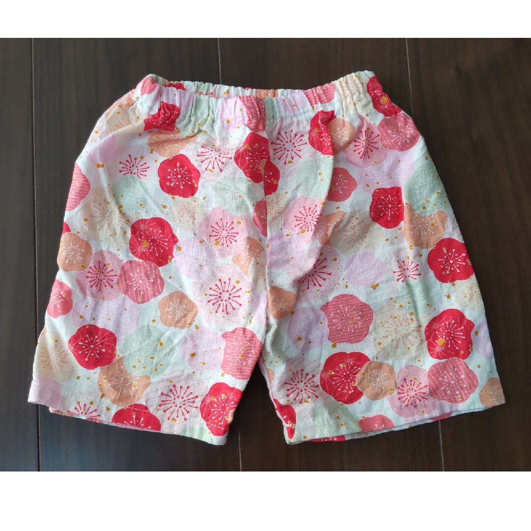 ★美品★じんべい 女の子 サイズ  100 キッズ/ベビー/マタニティのキッズ服女の子用(90cm~)(甚平/浴衣)の商品写真