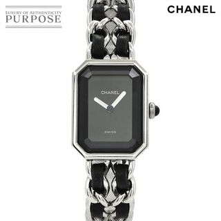 シャネル(CHANEL)のシャネル CHANEL プルミエール Mサイズ H0451 ヴィンテージ レディース 腕時計 ブラック シルバー クォーツ VLP 90226113(腕時計)