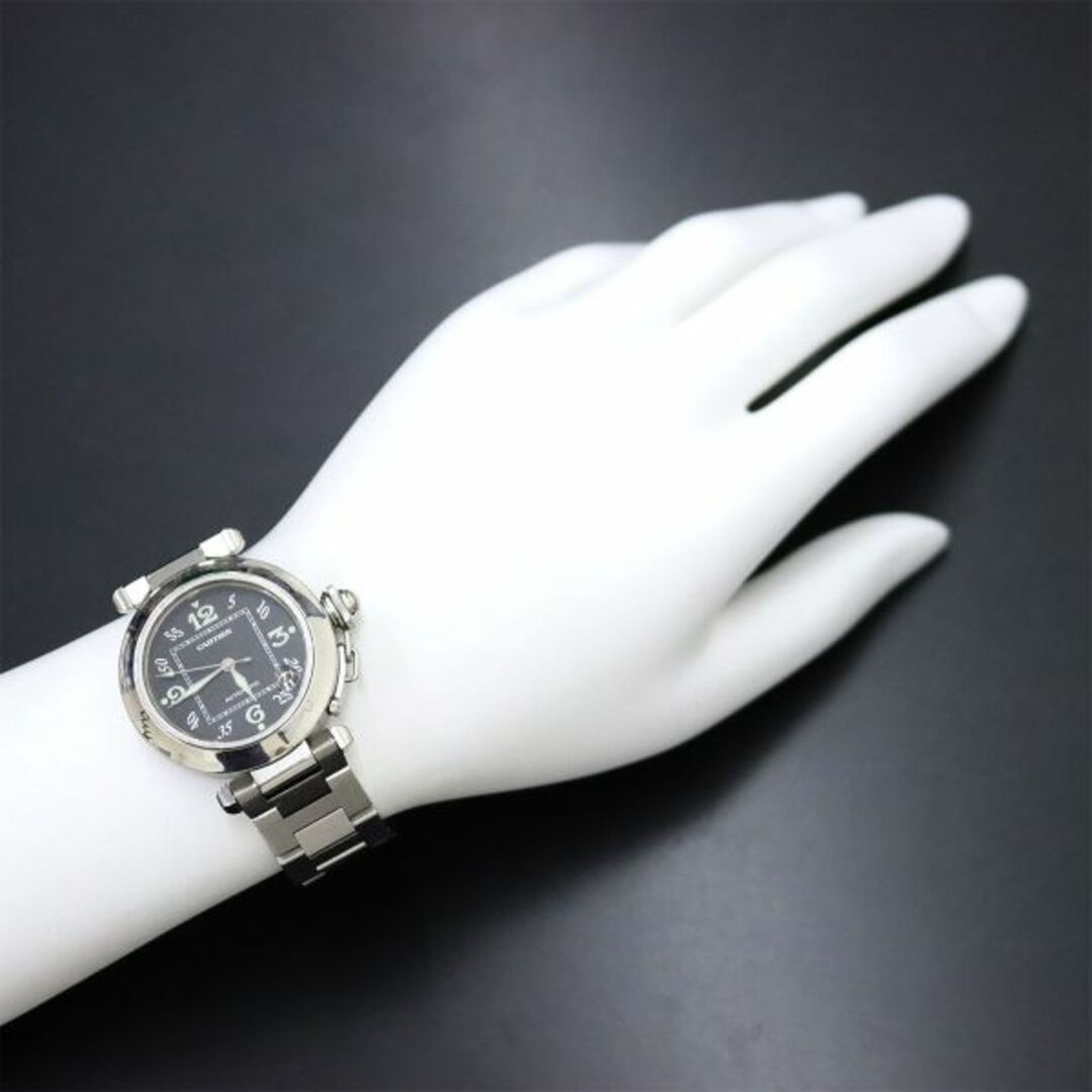 Cartier(カルティエ)のカルティエ Cartier パシャC W31043M7 ボーイズ 腕時計 デイト ブラック オートマ 自動巻き ウォッチ Pasha C VLP 90231461 レディースのファッション小物(腕時計)の商品写真