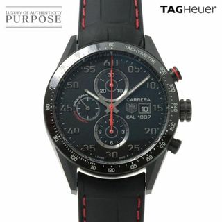 TAG Heuer - タグホイヤー TAG Heuer カレラ1887 クロノグラフ レーシング CAR2A80-0 メンズ 腕時計 デイト ブラック 自動巻き Carrera VLP 90232480