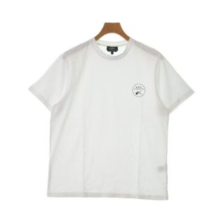 A.P.C. アーペーセー Tシャツ・カットソー L 白 【古着】【中古】(Tシャツ/カットソー(半袖/袖なし))