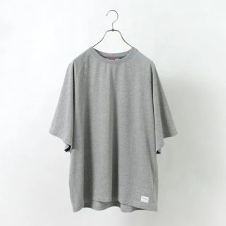 ナンガ(NANGA)のNANGA ラグランスリーブTシャツ　メンズ　サイズフリー　グレー(Tシャツ/カットソー(半袖/袖なし))