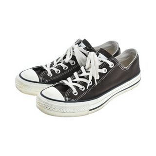 コンバース(CONVERSE)のCONVERSE スニーカー UK7 1/2(26cm位) 茶xオフホワイト 【古着】【中古】(スニーカー)