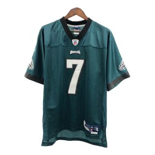 Reebok - Reebok リーボック NFL フィラデルフィア・イーグルス ゲームシャツ ユニフォーム プロチーム グリーン (メンズ M) 中古 古着 Q6288