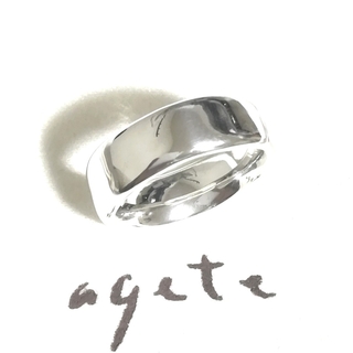 アガット(agete)の(美品)アガットagete◆シルバーリング 15号(リング(指輪))