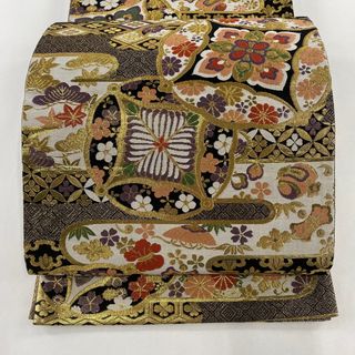 袋帯 美品 秀品 六通 正絹 【中古】(帯)