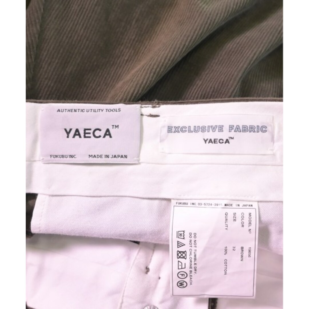 YAECA(ヤエカ)のYAECA ヤエカ パンツ（その他） 32(L位) 茶 【古着】【中古】 メンズのパンツ(その他)の商品写真