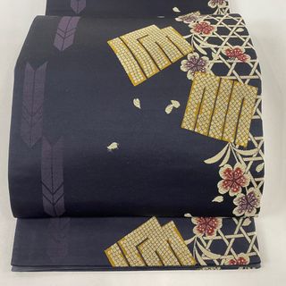 袋帯 美品 名品 六通 正絹 【中古】(帯)