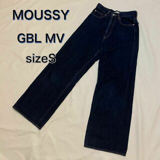 マウジー(moussy)のMOUSSY GBL MV WIDE STRAIGHT 濃紺　デニム　ボトムス(デニム/ジーンズ)
