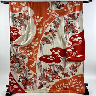 振袖 身丈176cm 裄丈70cm 正絹 秀品 【中古】(着物)