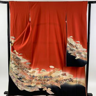 振袖 身丈161.5cm 裄丈63cm 正絹 美品 秀品 【中古】(着物)