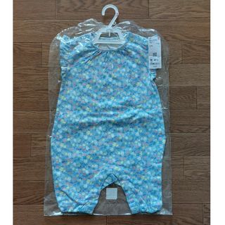 ユニクロ(UNIQLO)のUNIQLO Babyフライスショートオール(ロンパース)