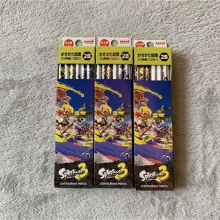 【新品】鉛筆 2Ｂ ダース 12本入×3セット スプラトゥーン(鉛筆)