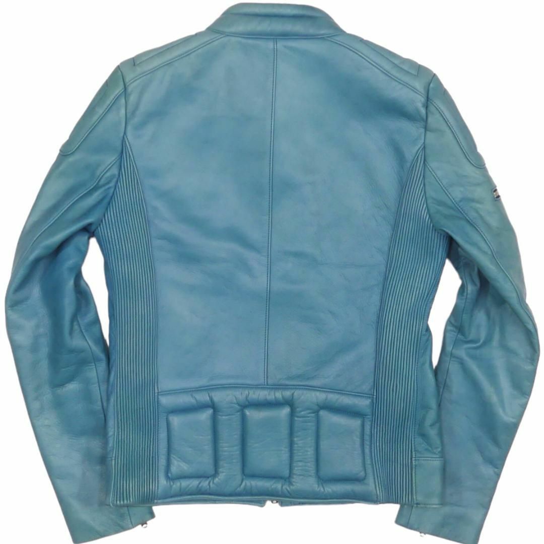 AKM - ライダースジャケット 本革 シングル メンズ レザー AKM - ライダースジャケット 本革 シングル メンズ レザー