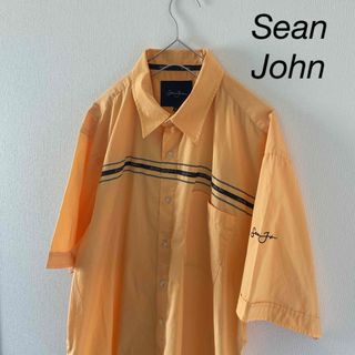 ショーンジョン(Sean John)のSeanJohnショーンジョン半袖シャツメンズイエロー黄XL(シャツ)