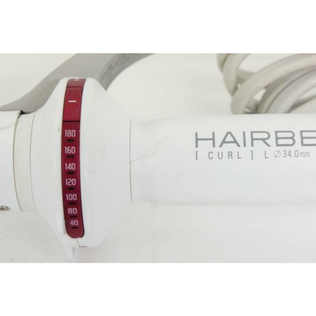 【中古】C LUMIELINAリュミエリーナ HAIRBEAURON CURL ヘアビューロン カール L-type 34mm HBRCL-GL ヘアアイロン スマホ/家電/カメラの美容/健康(ヘアアイロン)の商品写真