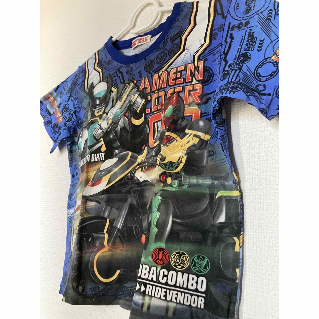 BANDAI(バンダイ)の仮面ライダーオーズ　Tシャツ　120 キッズ/ベビー/マタニティのキッズ服男の子用(90cm~)(Tシャツ/カットソー)の商品写真