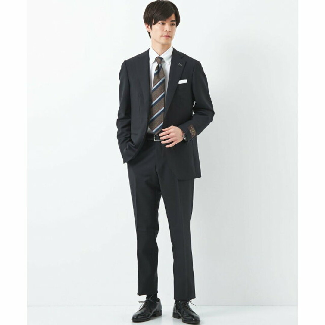 UNITED ARROWS green label relaxing(ユナイテッドアローズグリーンレーベルリラクシング)の【NAVY】<CANONICO>W/モヘヤ 無地 ノープリーツ スーツパンツ その他のその他(その他)の商品写真